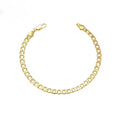Pozłacana Bransoletka Pancerka Curb Chain 18K Gold Luxury Edition