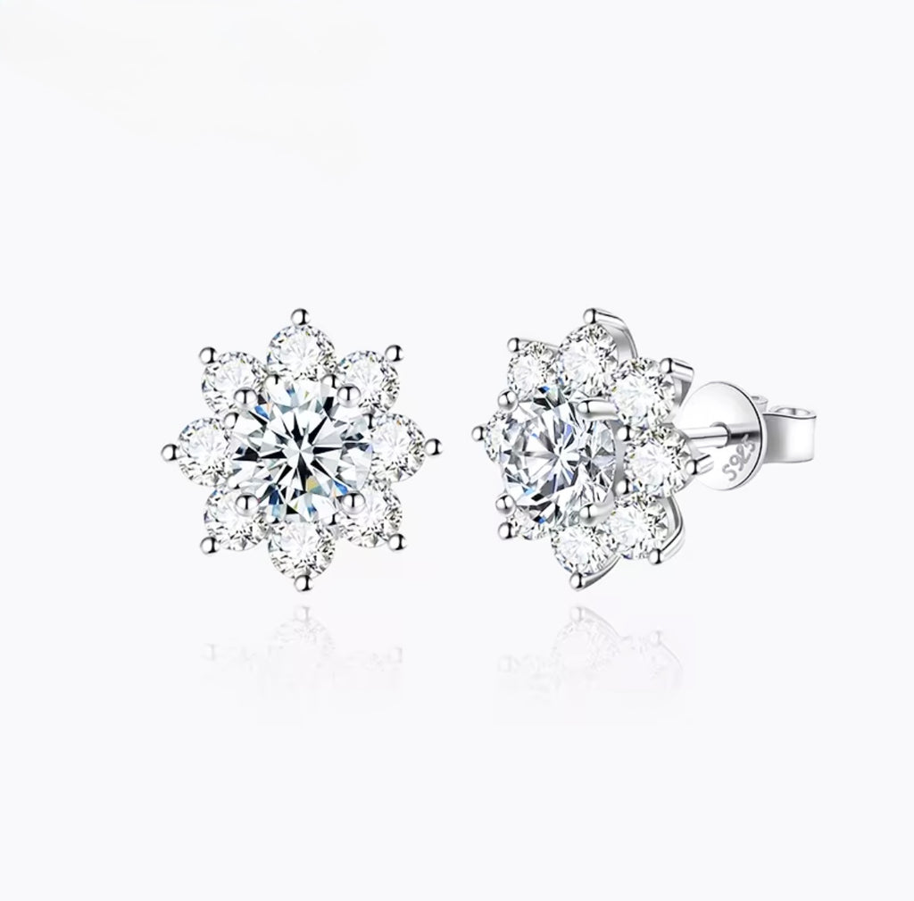 Kolczyki Royal Moissanite Studs