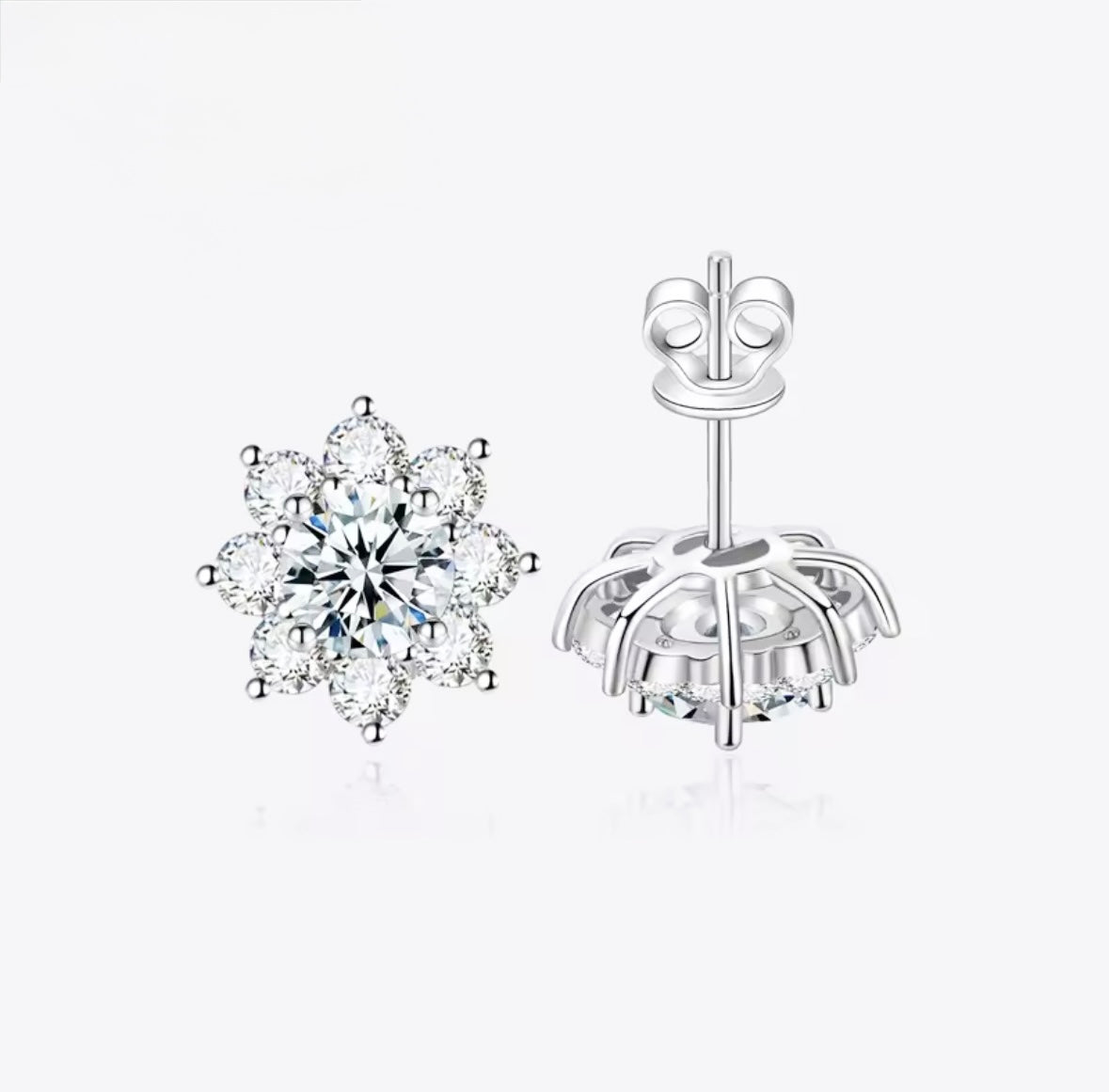 Kolczyki Royal Moissanite Studs
