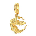 Złoty Charms Znak Zodiaku Panna Golden Zodiac Virgo Goddess