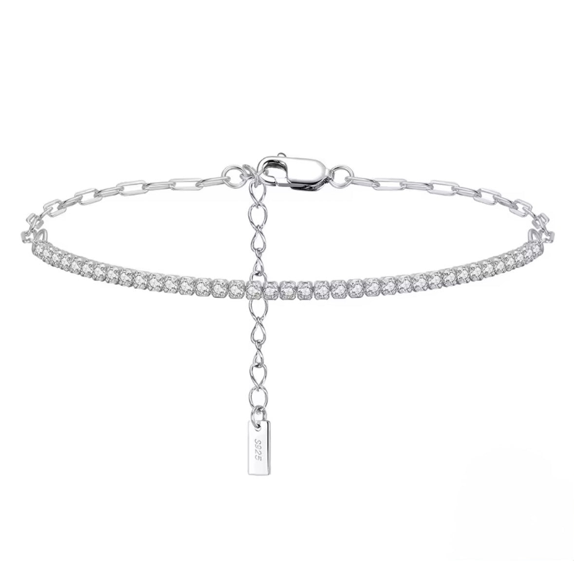 Bransoletka Tenisowa z Cyrkoniami Sparkle Tennis