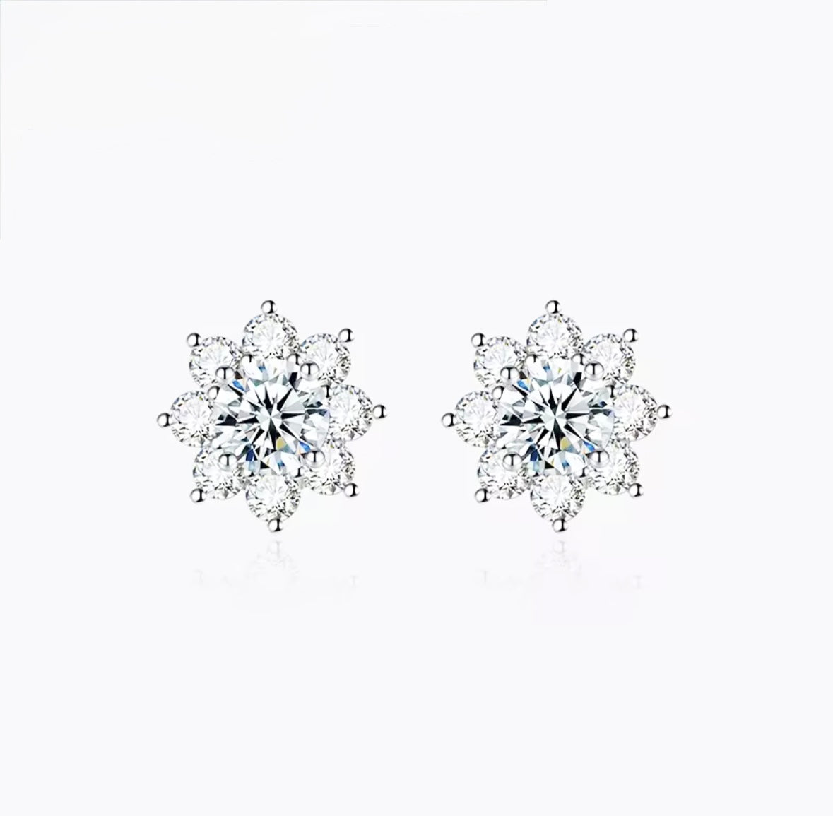 Kolczyki Royal Moissanite Studs